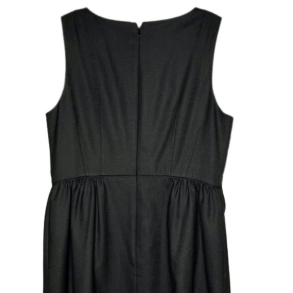 J. Crew Versatile Sleveless Wool Blend Dress - Black - 12P - Picture 5 of 7